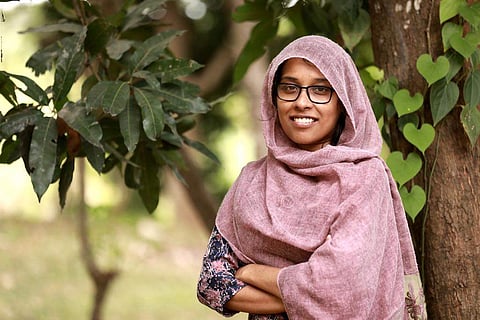 Social worker Sifiya Haneef. (Photo| EPS)