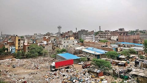 Illegal constructions continue to mushroom at the heritage site (Photo | Parvez Sultan)