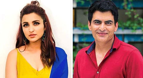 Parineeti Chopra(L) and Manav kaul