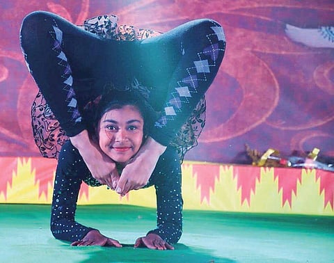 Padmashree Mohanty, a young girl from Odisha is an avid yoga enthusiast.