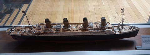 A model of the Titanic. (Photo | EPS)