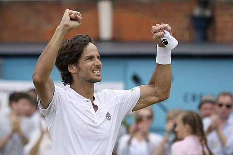 He is the first wildcard to win the key Wimbledon warm-up event since Pete Sampras in 1999 | AP