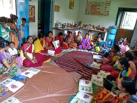 File photo of women SHG members in a training camp in Jeypore, Odisha. ( Photo | Express)