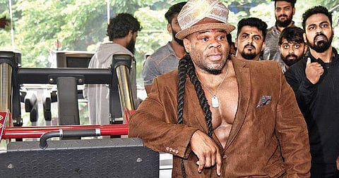 Kai Greene arrives in Bengaluru on Wednesday Nagaraja Gadekal