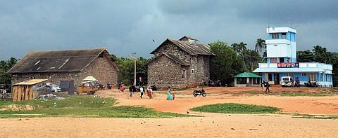 The Kalarippayattu promotion centre at Pozhikkara beach. A waiting room and the beach police station can also be seen | Vincent Pulickal