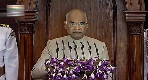 President Ram Nath Kovind (Photo| LSTV screengrab)