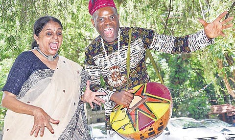 Geeta Ramanujam and Usifu Jalloh Nagaraja Gadekal