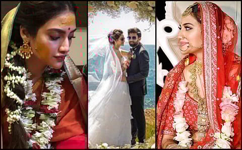 Nusrat Jahan got married to her businessman beau Nikhil Jain in the picturesque Turkish town of Bodrum, on 19 June 2019 (Photos | Instagram/ Twitter)