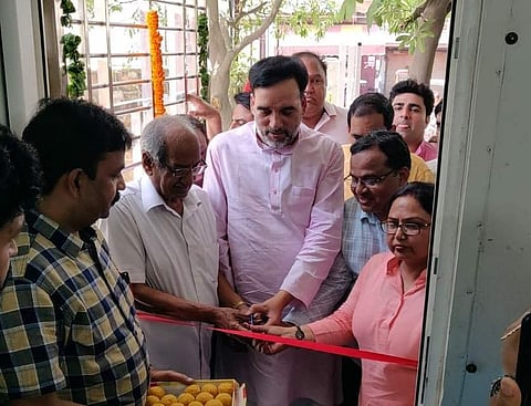 Delhi minister Gopal Rai inaugurates a Mohalla clinic in his Babarpur constituency.
