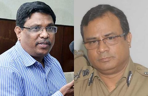 K Shanmugam(L) and JK Tripathy (File| Express Photo)