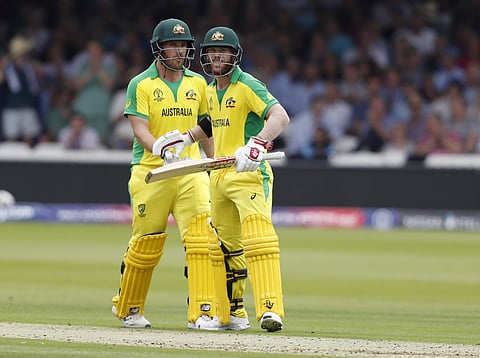 Aaron Finch and David Warner| AP