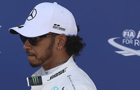 Hamilton will start on the third row alongside 39-year-old Raikkonen of Alfa Romeo | AP