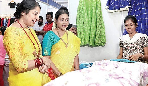 The exhibition saw 19 stalls led by the graduates Deepika Nagaraj