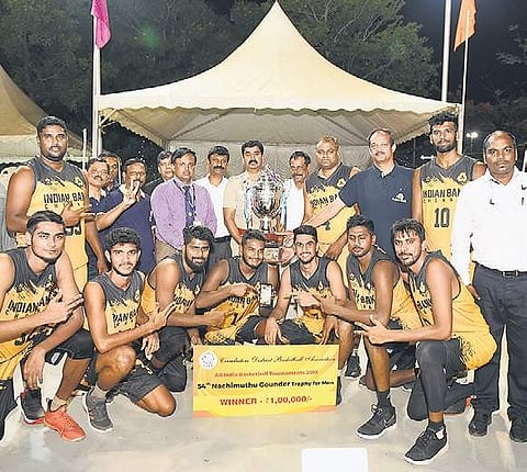 The winners of Nachimuthu Gounder Trophy