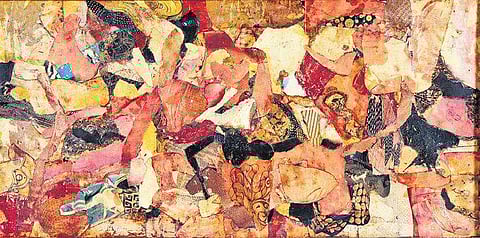 Untitled works by Janine Mongillat (1929-2002), wife of acclaimed artist Syed Haider Raza, went on to make paintings, sculptures, mixed-media art and installations.