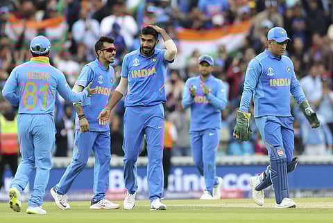 Bumrah with Team India teammates | AP