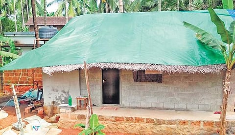 The memorial under construction at the Maharaja’s College in Kochi |ARUN ANGELA