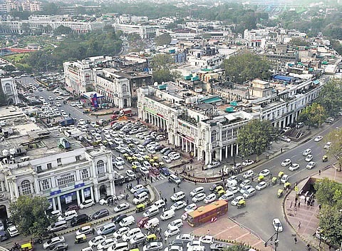 Shop owners say that their well heeled clients will not take rickshaws to the inner circle of Connaught Place if vehicles are banned there (Photo | Shekhar Yadav)