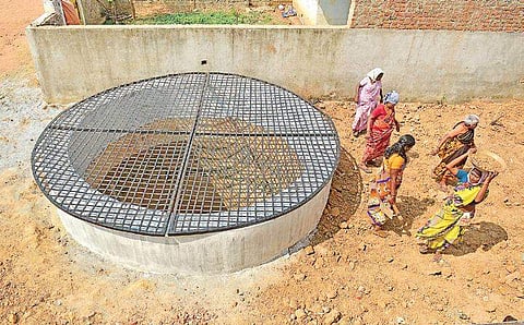 The well in Alamathi village was recently desilted and renovated by the community members | D SAMPATHKUMAR