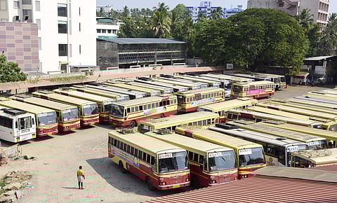 KSRTC buses (Photo | EPS)