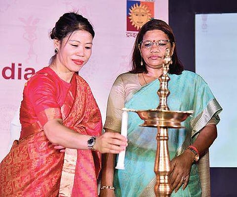 The Tribal Campaign event was inaugurated by Mary Kom.