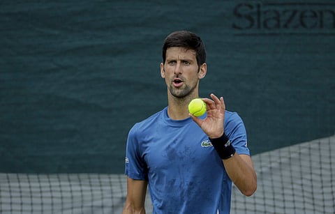 Djokovic will be going for a fifth Wimbledon title when the tournament gets underway on Monday | AP