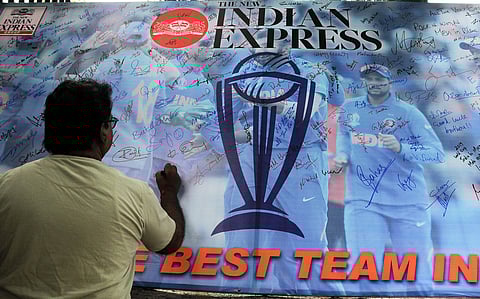Fans write best wishes for Indian Team (Photo | EPS)