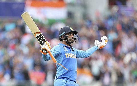 Jadeja's 77 off 59 kept India in the game until the dying stages of the the game., but it wasn't enough to take them home. (Photo | AP)