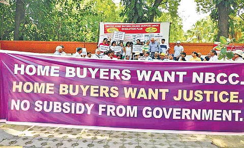 Jaypee home buyers have no option but to protest for their rights.