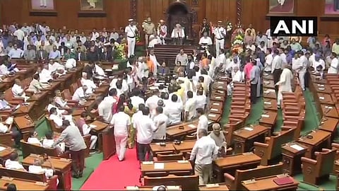 Image of Karnataka Assembly used for representational purpose (Photo | ANI Twitter)