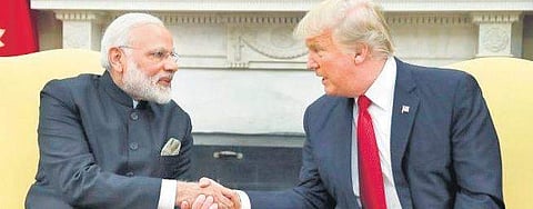 PM Narendra Modi and US President Donald Trump