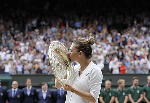 Halep became the first Romanian to win a singles title at the All England Club. | AP