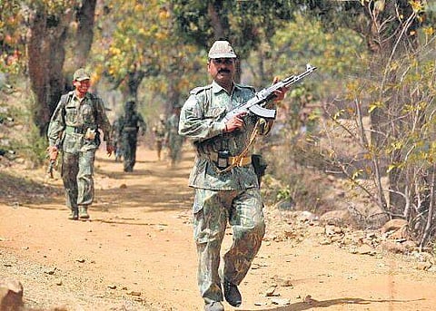 Combing operations in Bhadrachalam agency area on Saturday | Express