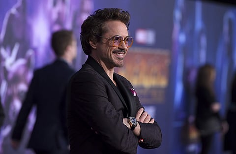 Robert Downey Jr. arrives at the world premiere of 'Avengers: Infinity War' on Monday, April 23, 2018, in Los Angeles. (Photo by Jordan Strauss/Invision/AP)