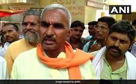BJP's Bairia MLA Surendra Singh (Photo | ANI Twitter)