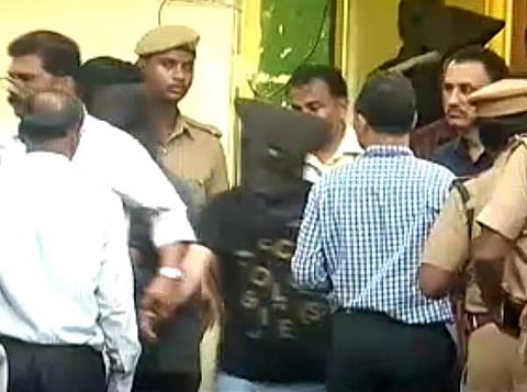 The suspects being brought to an NIA special court in Chennai. (Photo | EPS)
