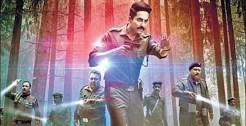 Article 15 movie poster.