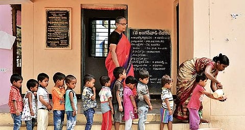 Representational image of an Anganwadi school.