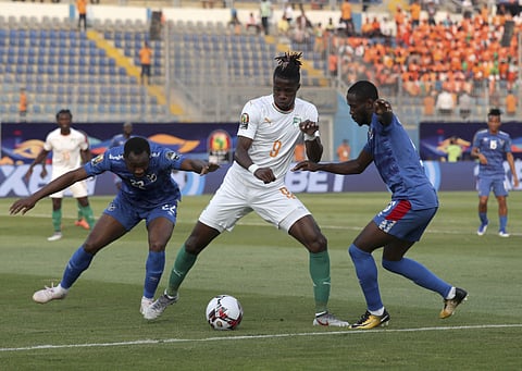 Zaha scored on his first start at this year's AFCON | AP