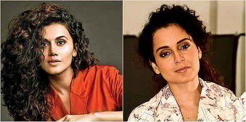 Taapsee Pannu, Kangana Ranaut ( Photo | Cinema Express)