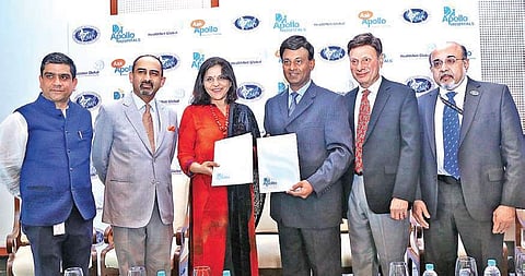 American Association of Physicians of Indian Origin members with Dr Prathap C. Reddy, Chairman and Founder, Apollo Hospitals Group (Photo | EPS)