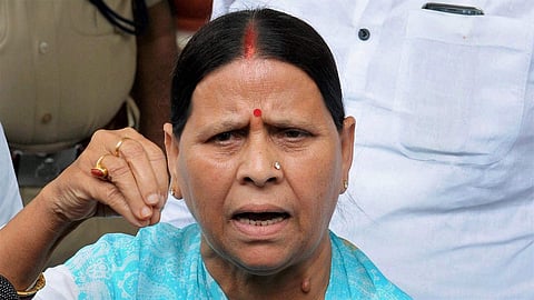 Former Bihar CM Rabri Devi (File Photo | PTI)