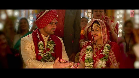 John Abraham and Mrunal Thakur in Rula Diya song from Batla House. (Video grab)