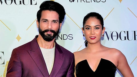 Bollywood actor Shahid Kapoor and his wife Mira Rajput (File Photo | PTI)