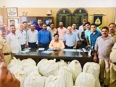 The heroin and its packaging were all seized under provisions of the Customs Act, 1962 and NDPS Act, 1985.