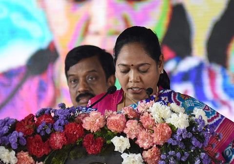 Andhra Pradesh Home Minister M Sucharita (File Photo| Ravindra Babu)