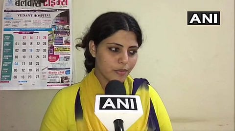 Bhojpuri actress Alina Sheikh. (Photo| ANI)