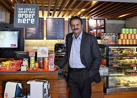 The billionaire owner of Cafe Coffee Day, VG Siddhartha (File Photo| AFP)