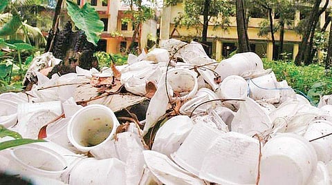 Disposed waste by Sambalpur Municipal Corporation (Photo |EPS)