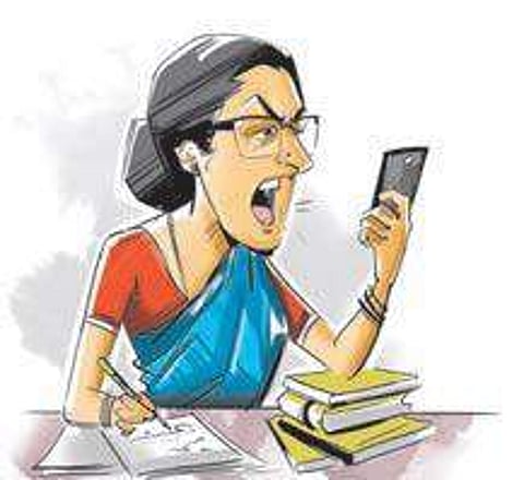 AP government school teachers asked to not use mobile phones during class